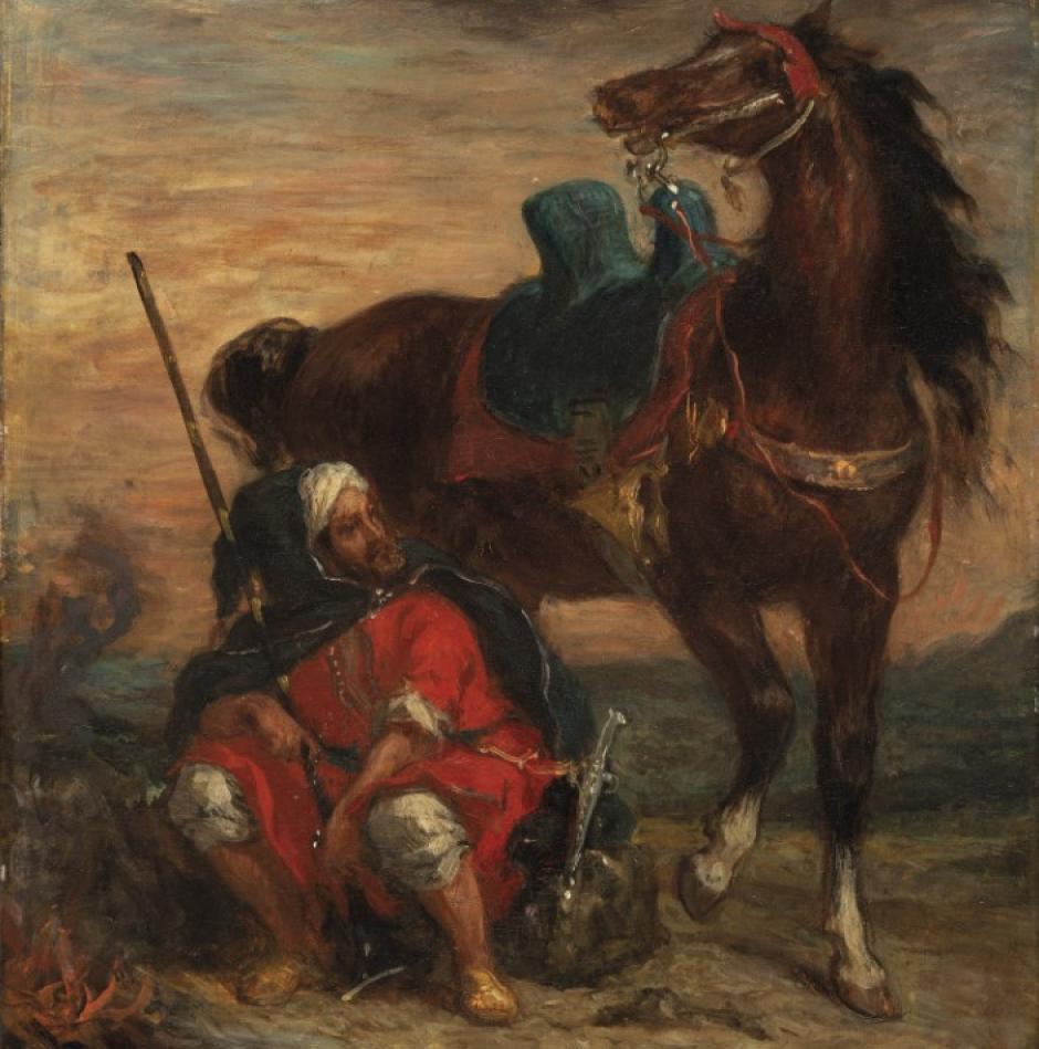 'Jinete árabe' (1854), de Eugène Delacroix