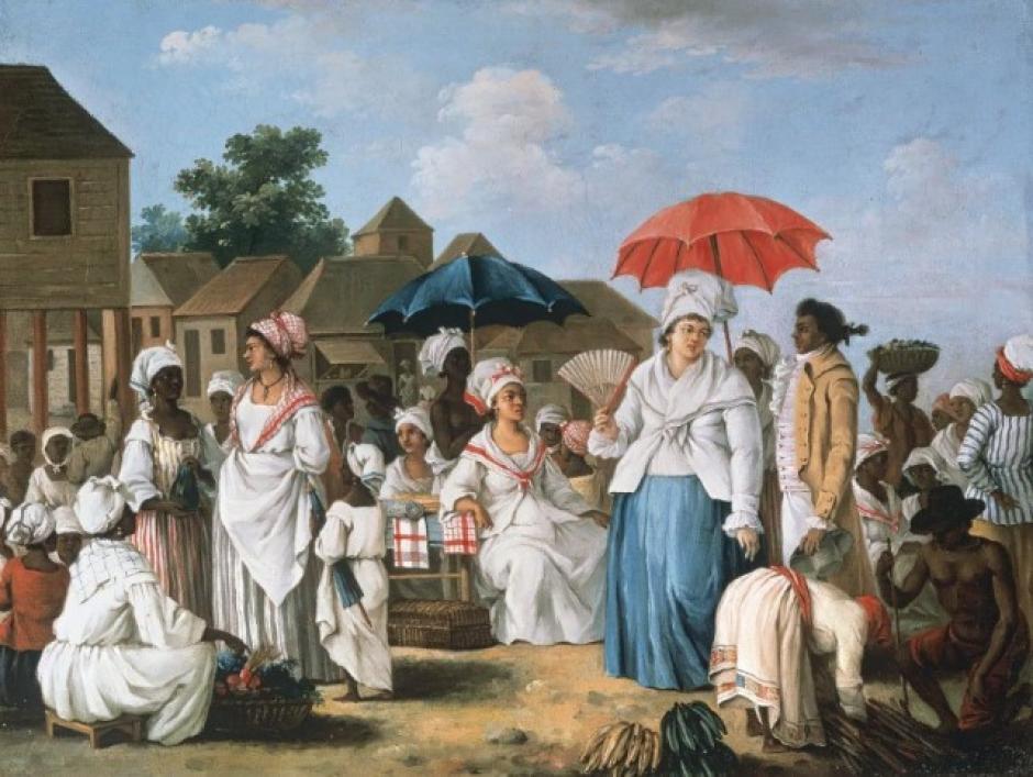 'Mercado de ropa, Santo Domingo' (1775), de Agostino Brunias