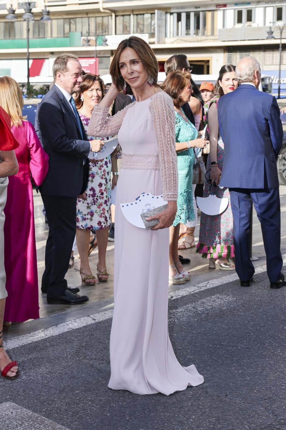 Actress Lidia Bosch during the wedding of Natalia Santos Yanes and Esteban Rivas Traba in Valencia on Saturday, 29 June 2024.