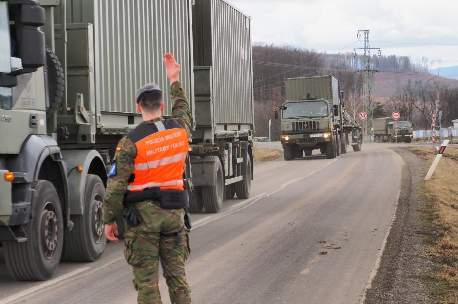España aporta más o menos dos tercios de los militares desplegados en Eslovaquia