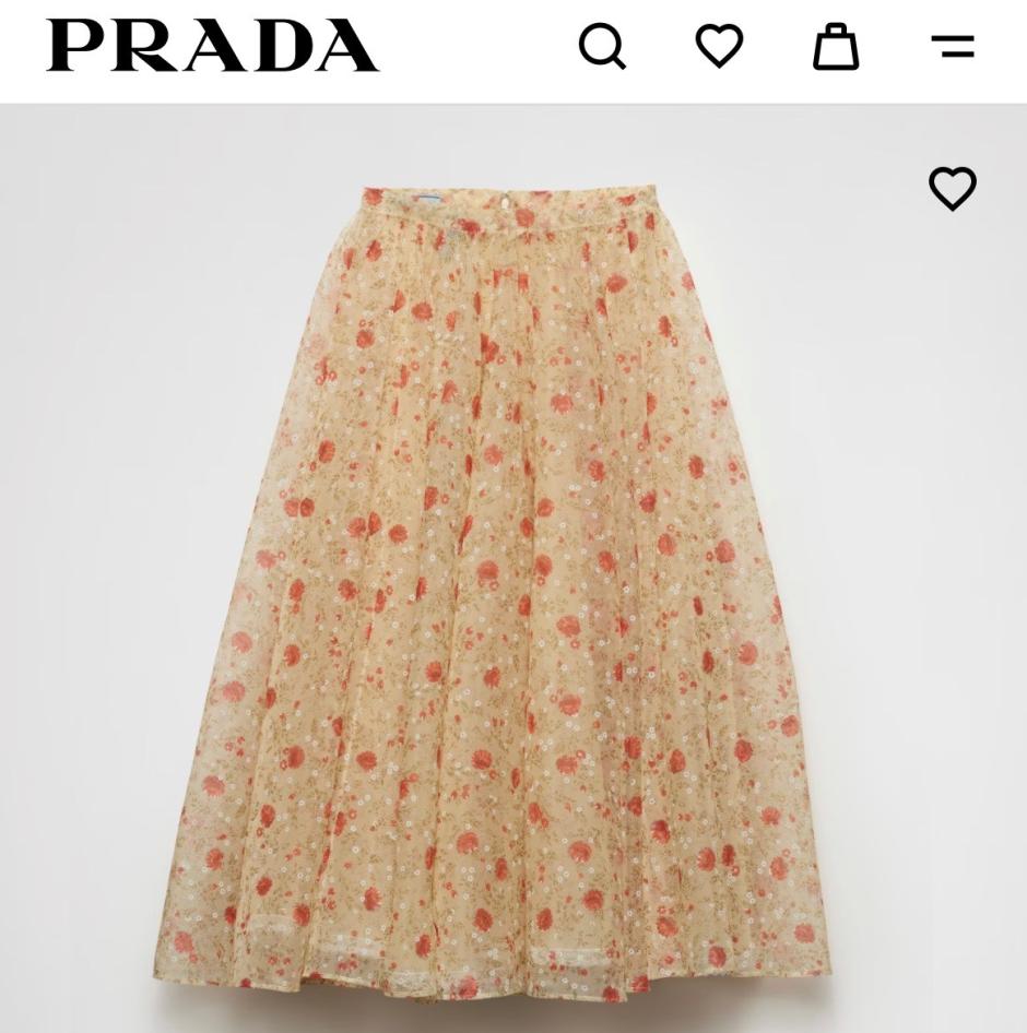Falda de Prada