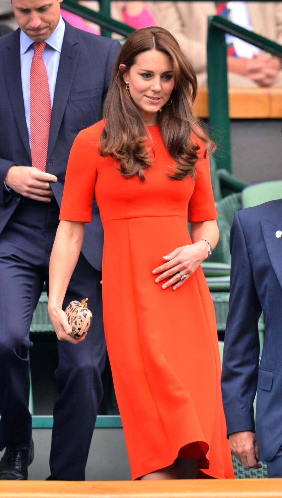 Catherine Duchess of Cambridge in the Royal Box
Wimbledon Tennis Championships, Day 12, The All England Lawn Tennis and Croquet Club, London, UK - 14 Jul 2018
Wearing Jenny Packham