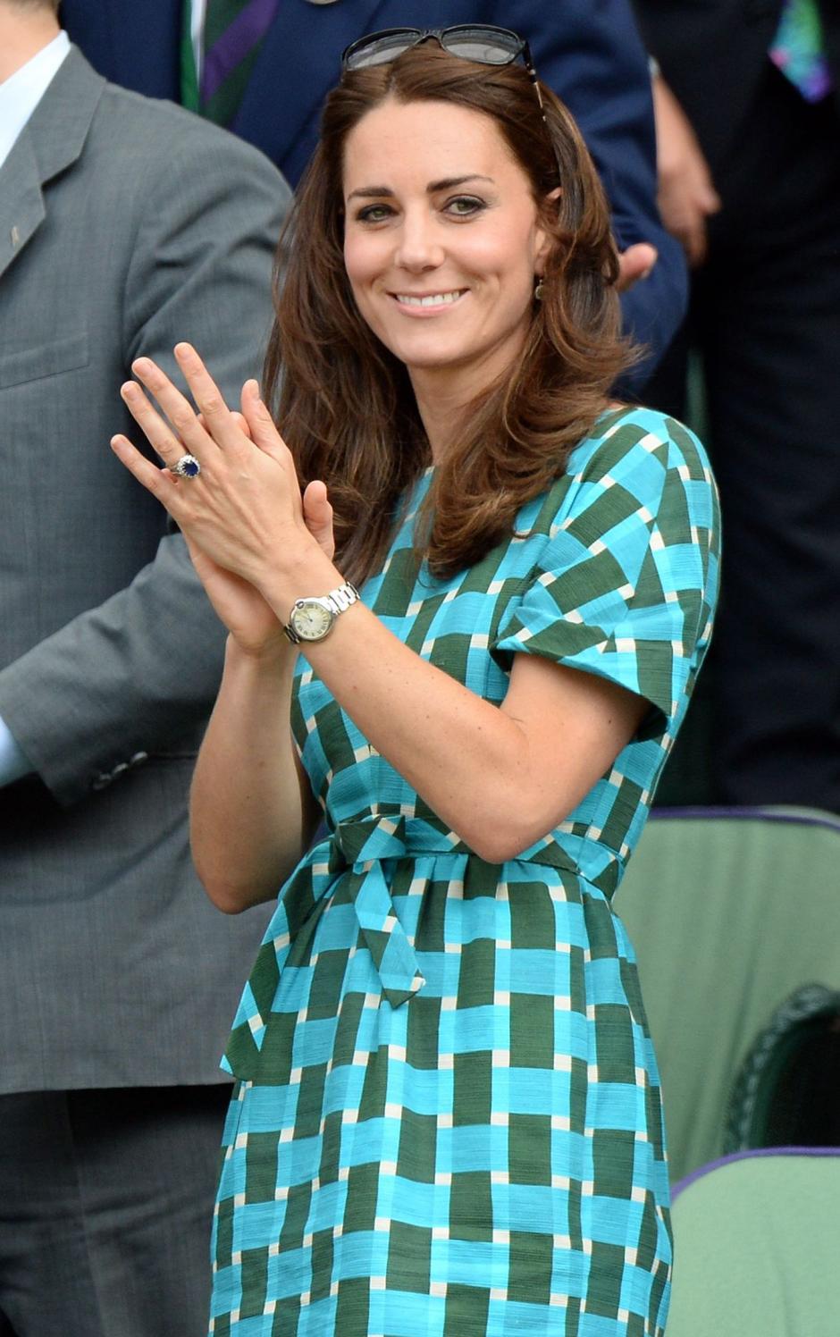 Catherine Duchess of Cambridge
Wimbledon Tennis Championships, London, Britain - 06 Jul 2014
Wearing Jonathan Saunders