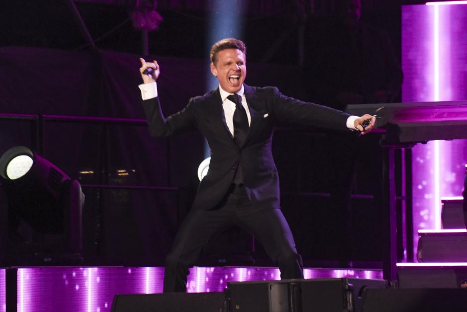 Singer Luis Miguel on concert in Cordoba June 28 2024