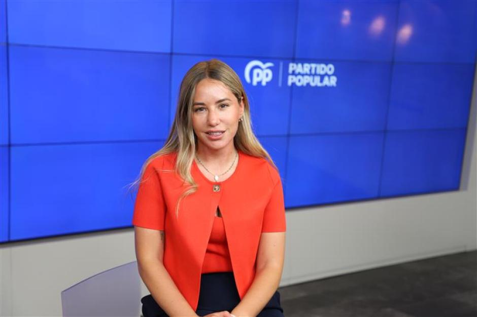 La vicesecretaria de Movilización y Reto Digital del PP, Noelia Núñez, posa para El Debate