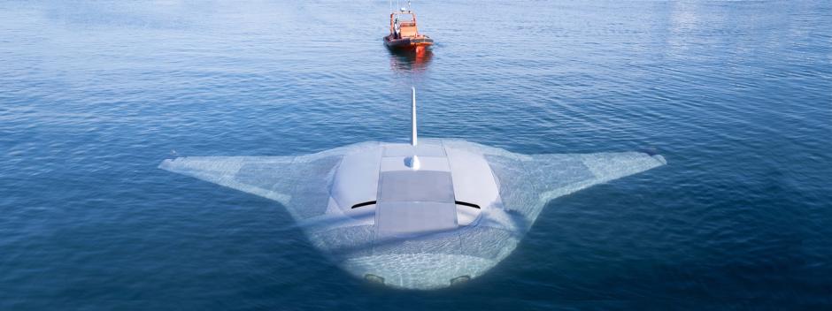 El submarino Manta Ray desarrollado por Estados Unidos