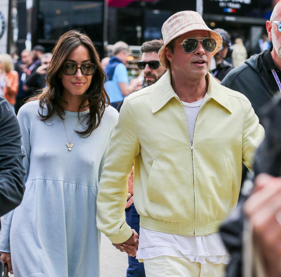 Editorial use only. All images are copyright Every Second Media Limited. No images may be reproduced without prior permission.
Mandatory Credit: Photo by Phil Duncan/Every Second Media/Shutterstock (14575913e)
Brad Pitt and partner arrive ahead of the Formula One Qatar Airways British Grand Prix at the Silverstone Circuit, Silverstone, England, United Kingdom on 7 July 2024
Formula One British Grand Prix, Silverstone Circuit, Silverstone, Northamptonshire, United Kingdom - 07 Jul 2024 *** Local Caption *** .