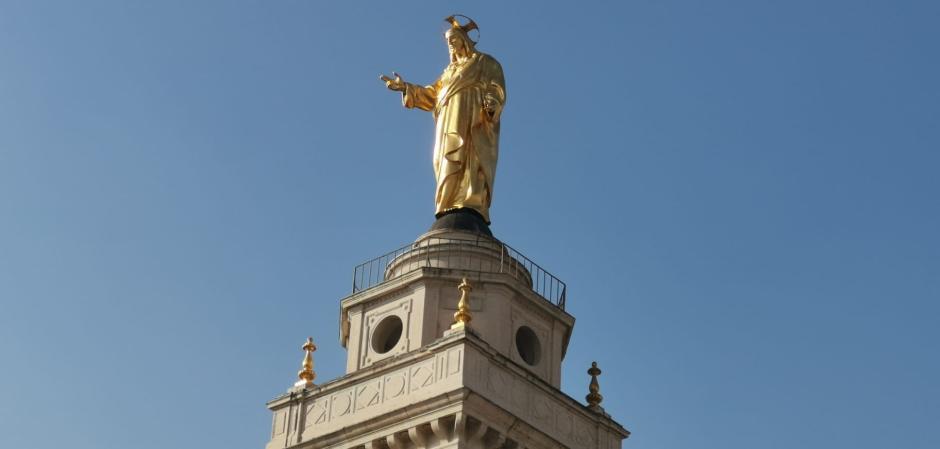 La estatua del Sagrado Corazón mide 62,5 metros