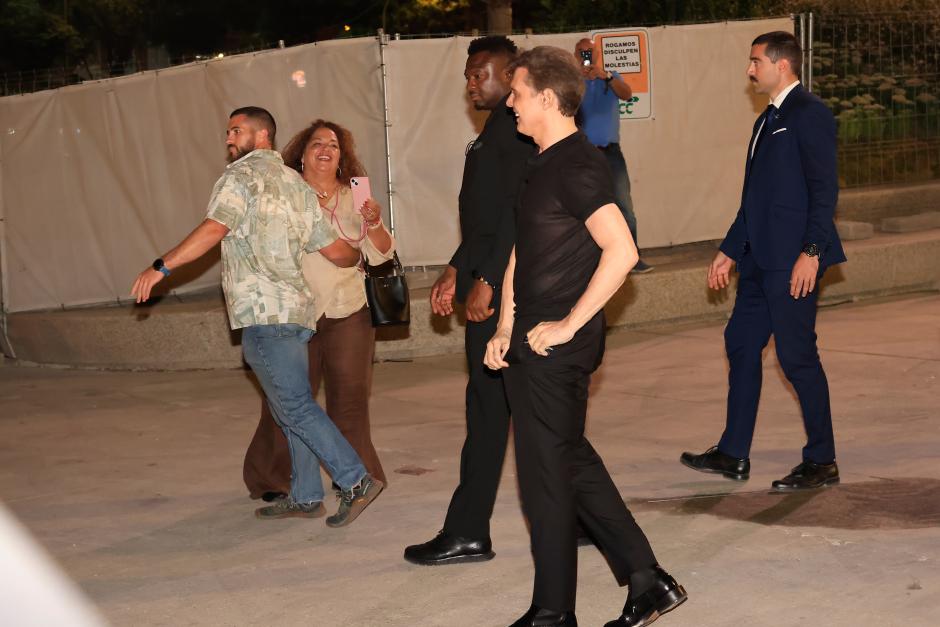 Singer Luis Miguel after concert at the Santiago Bernabeu in Madrid 06 07 2024.