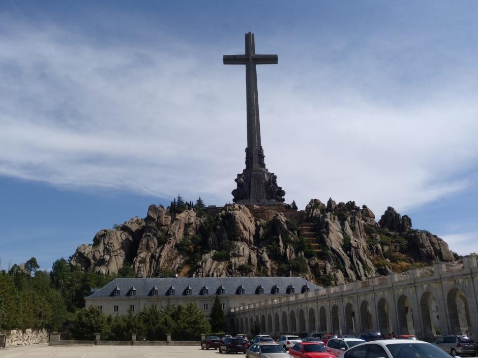 Vista del Valle de los Caídos desde le parking