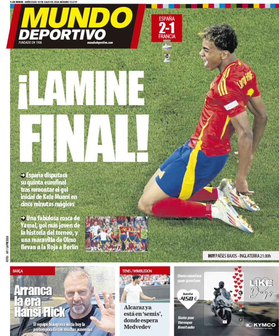 Mundo Deportivo: ¡Lamine Final!