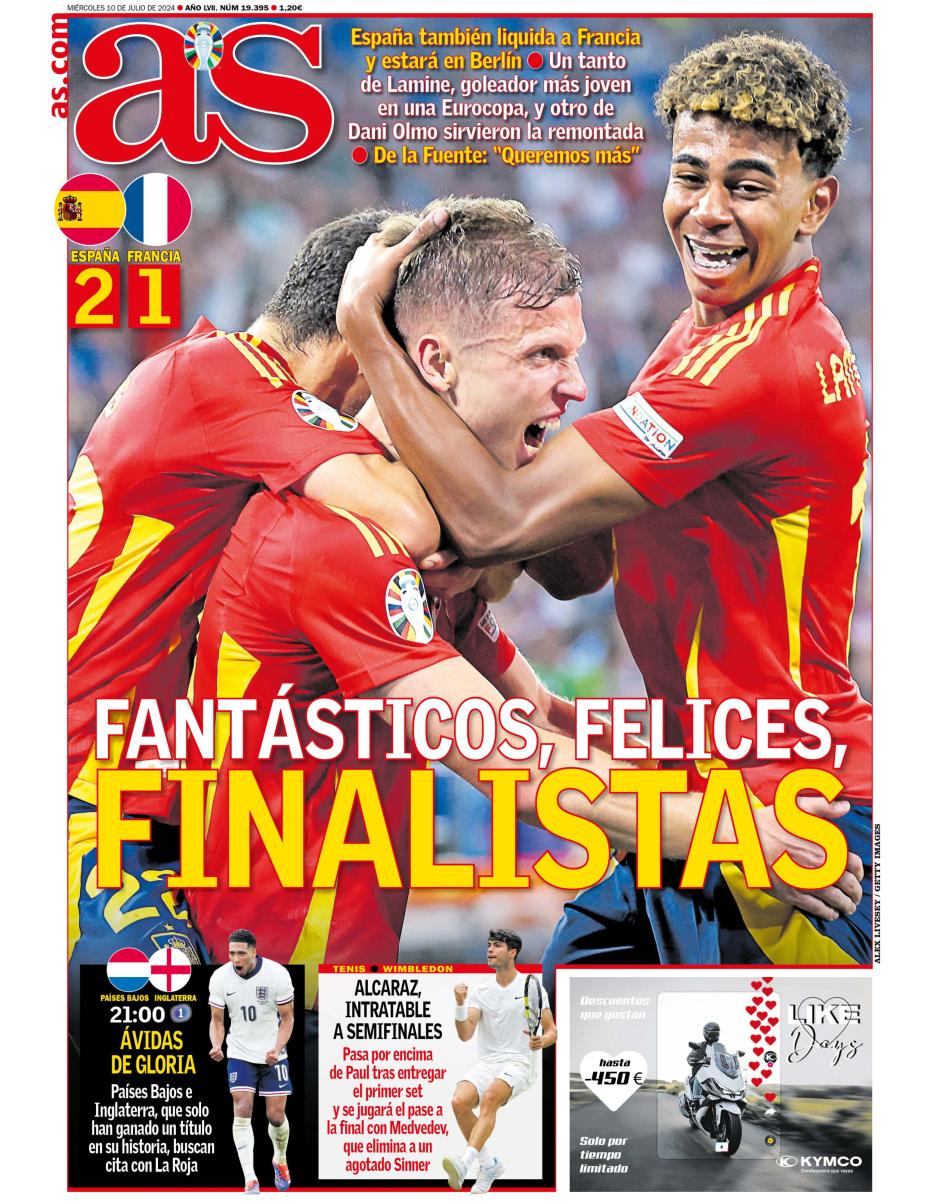 Diario AS: Fantásticos, Felices, Finalistas