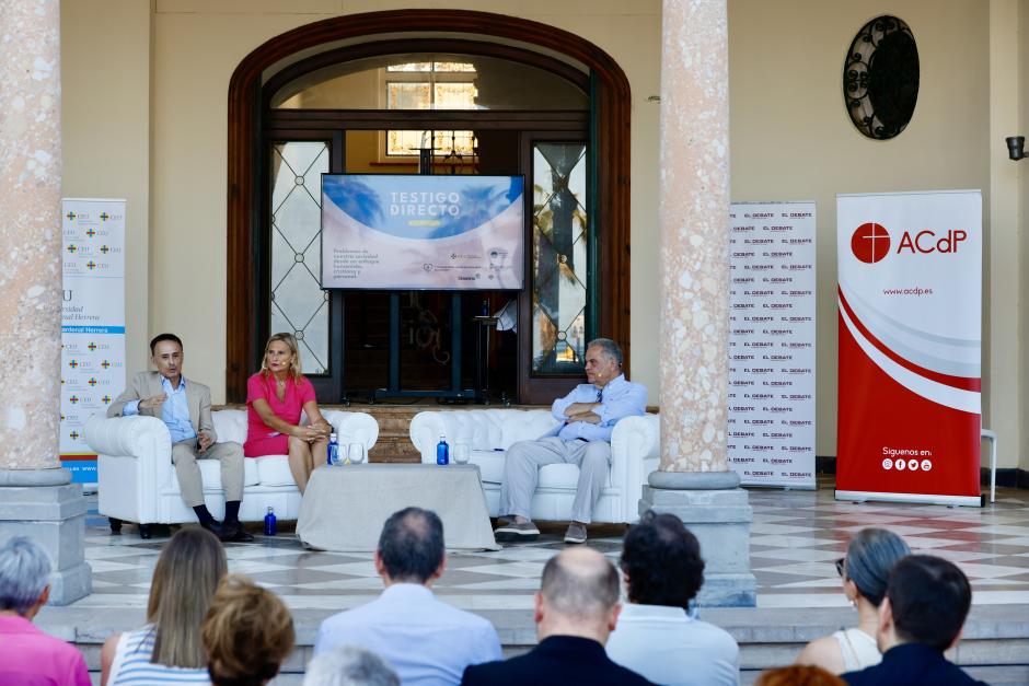 Luis Ventoso director adjunto de El Debate en el segundo encuentro de 'Testigo Directo', Benicasim