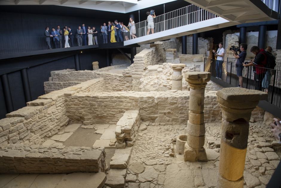 La cisterna de la Calderona, en la ciudad romana de Obulco, en Porcuna (Jaén)