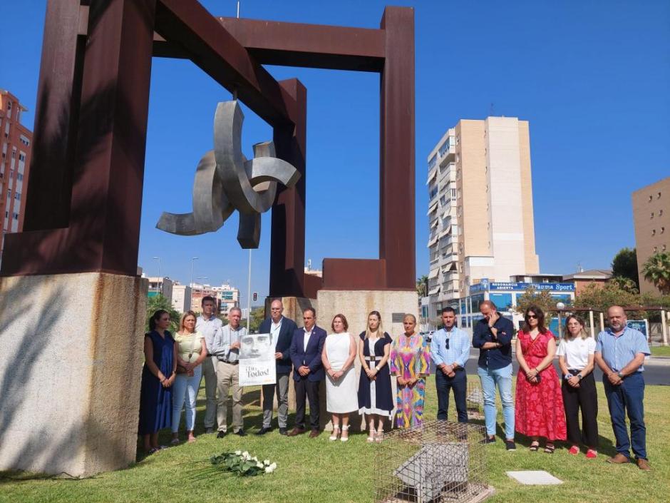 Homenaje a Miguel Ángel Blanco por el 27 aniversario de su asesinato en Alicante