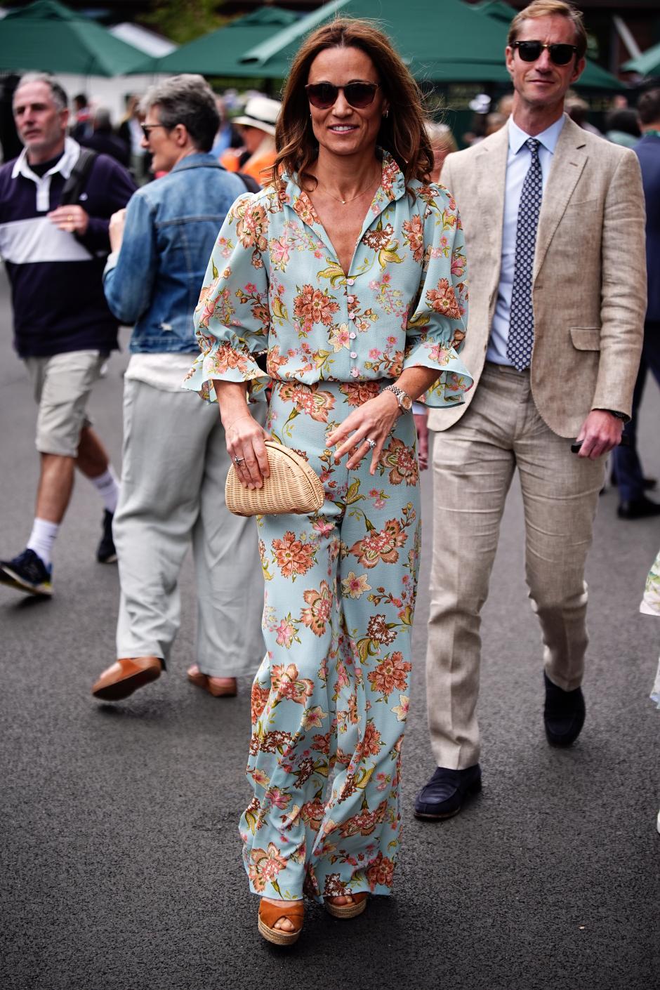 Pippa Middleton during Wimbledon 2024 London. Picture date: Friday July 12, 2024. *** Local Caption *** .