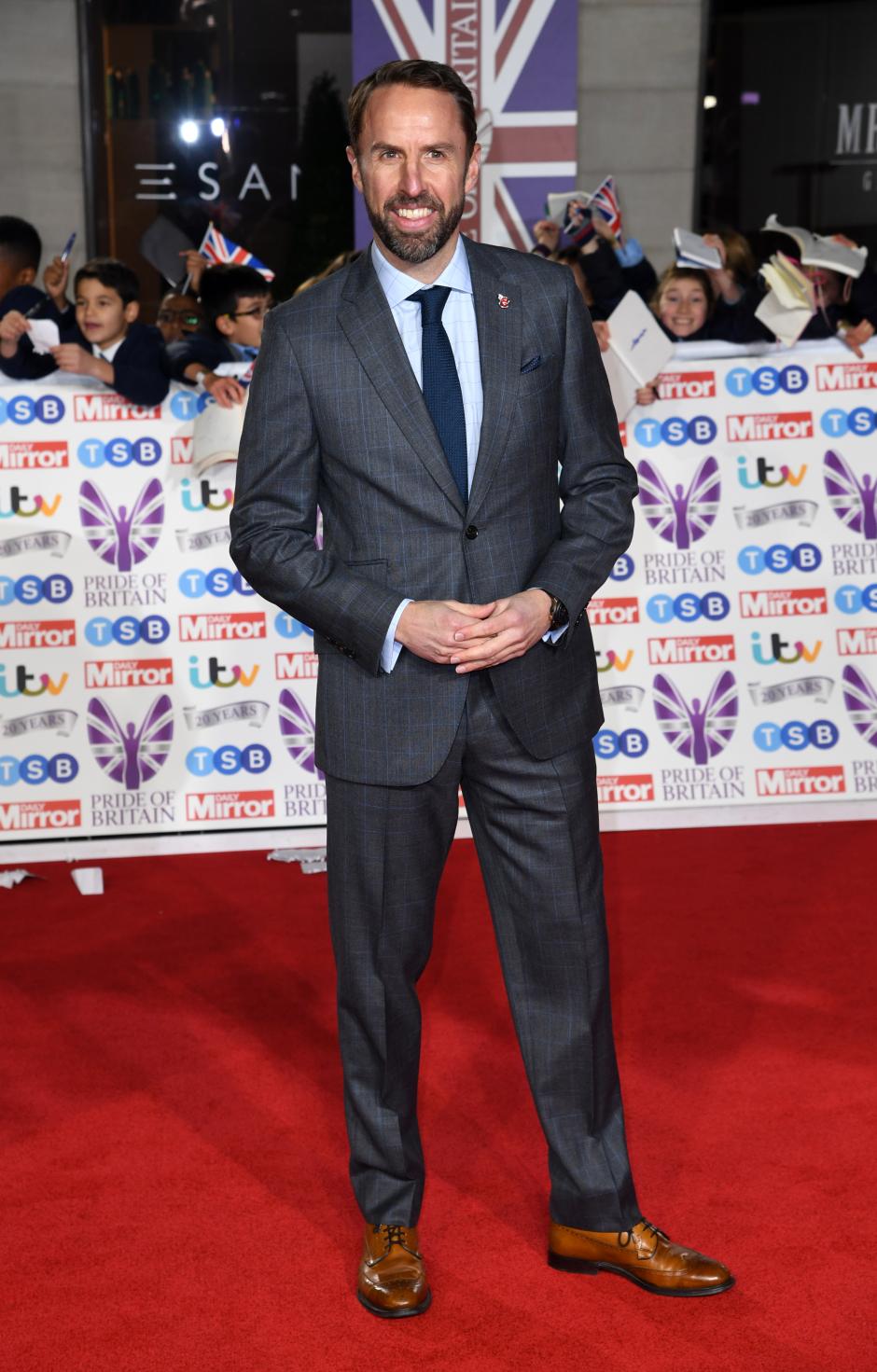 Coach Gareth Southgate at the Pride of Britain Awards in London. *** Local Caption *** .