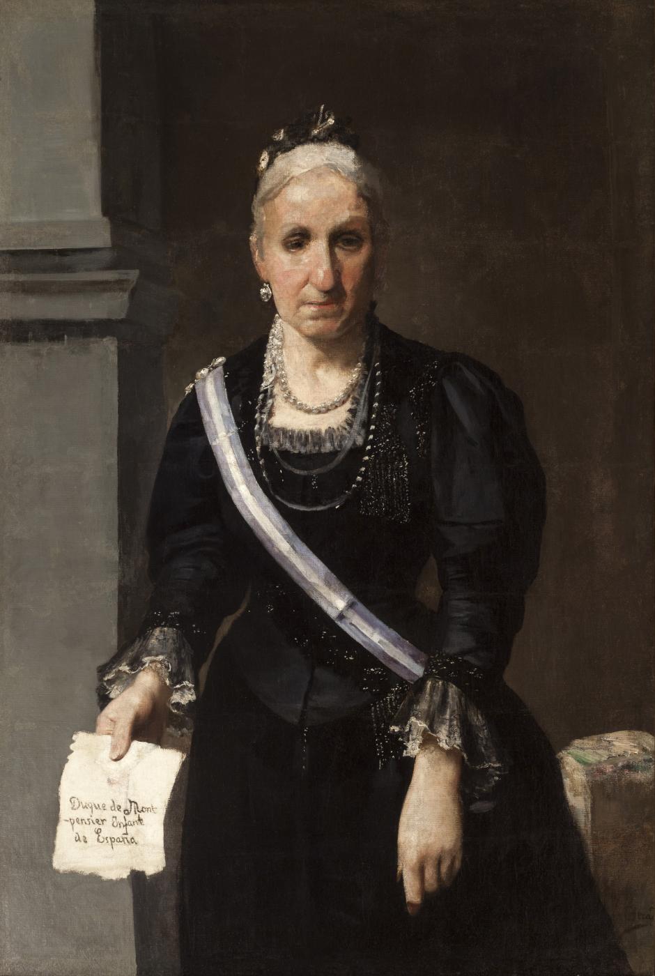 La infanta María Luisa Fernanda hacia 1894, por Fernando Tirado (Casa consistorial de Sevilla)