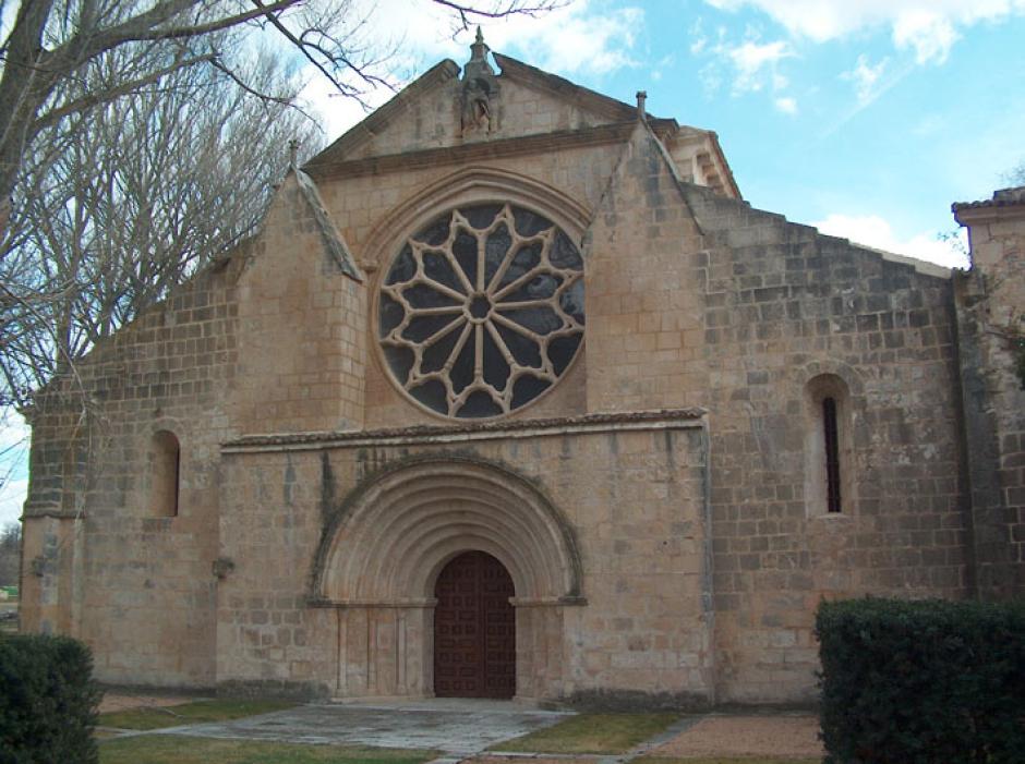 Fachada de la iglesia de Santa María la Real, en Segovia