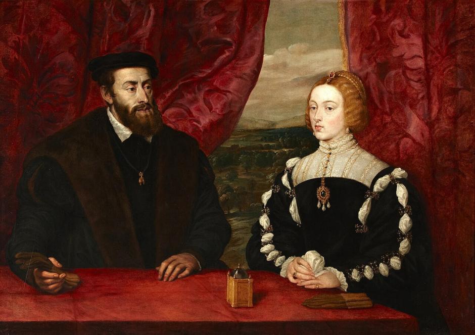 La emperatriz Isabel con su esposo Carlos V, de Peter Paul Rubens