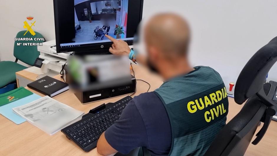 Análisis de las imágenes por parte de la Guardia Civil