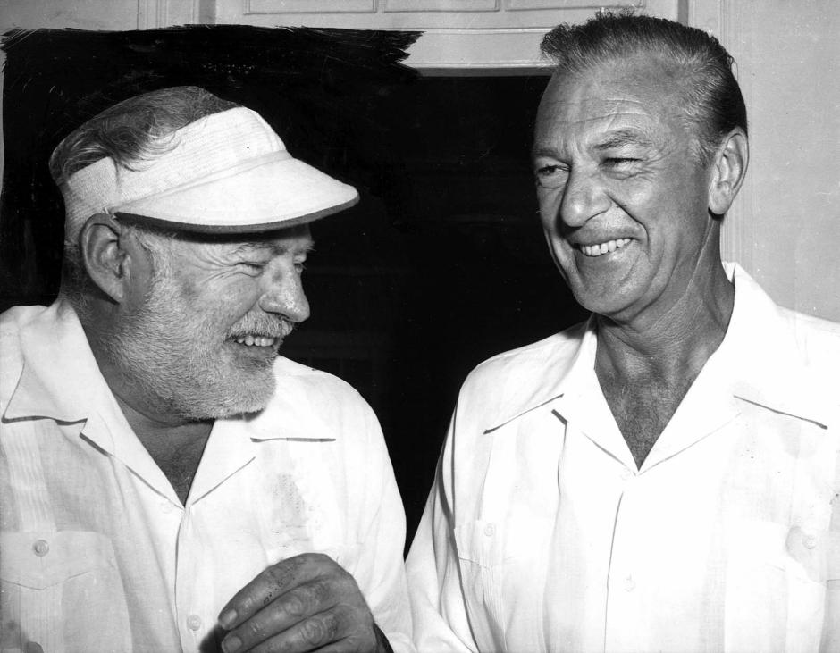 Hemingway con Gary Cooper en 1956