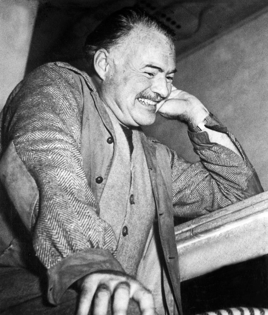 Ernest Hemingway en Italia en 1948