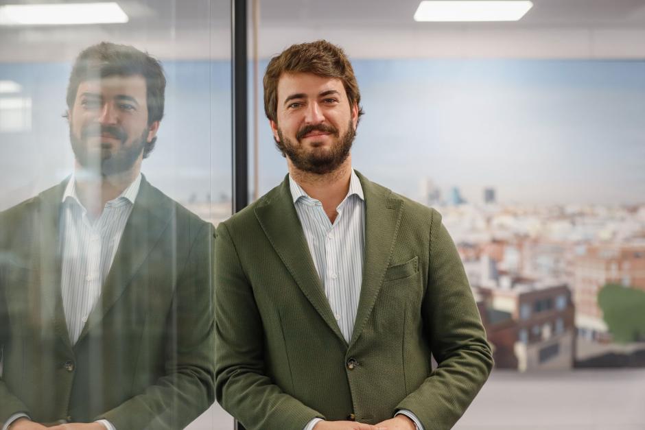 Juan García-Gallardo, en la redacción de El Debate