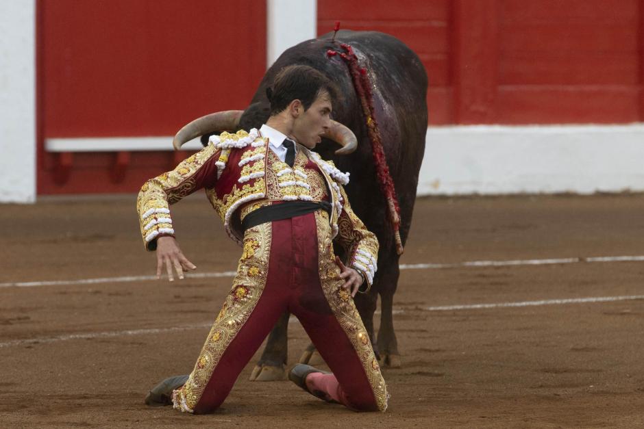 Samuel Navalón, en la plaza de toros de Santander