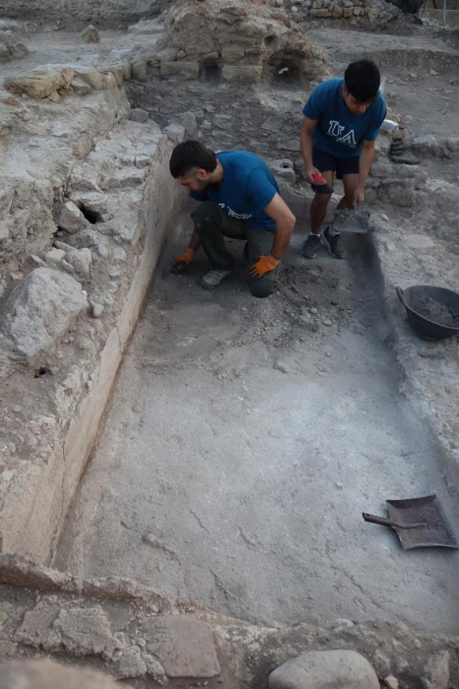 Piscina de las termas romanas de La Alcudia