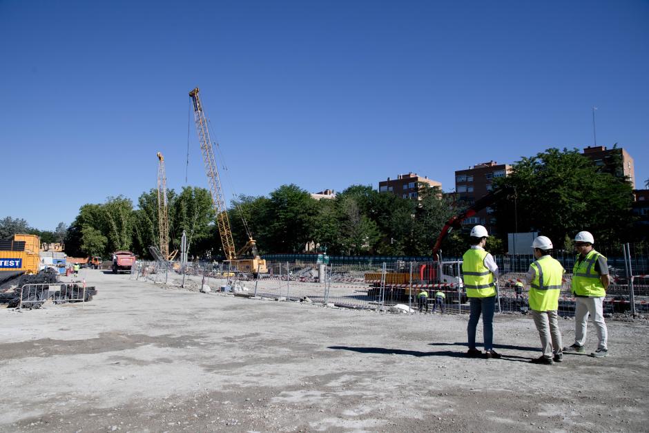 Vistazo general de las obras de la Línea 11 de Metro