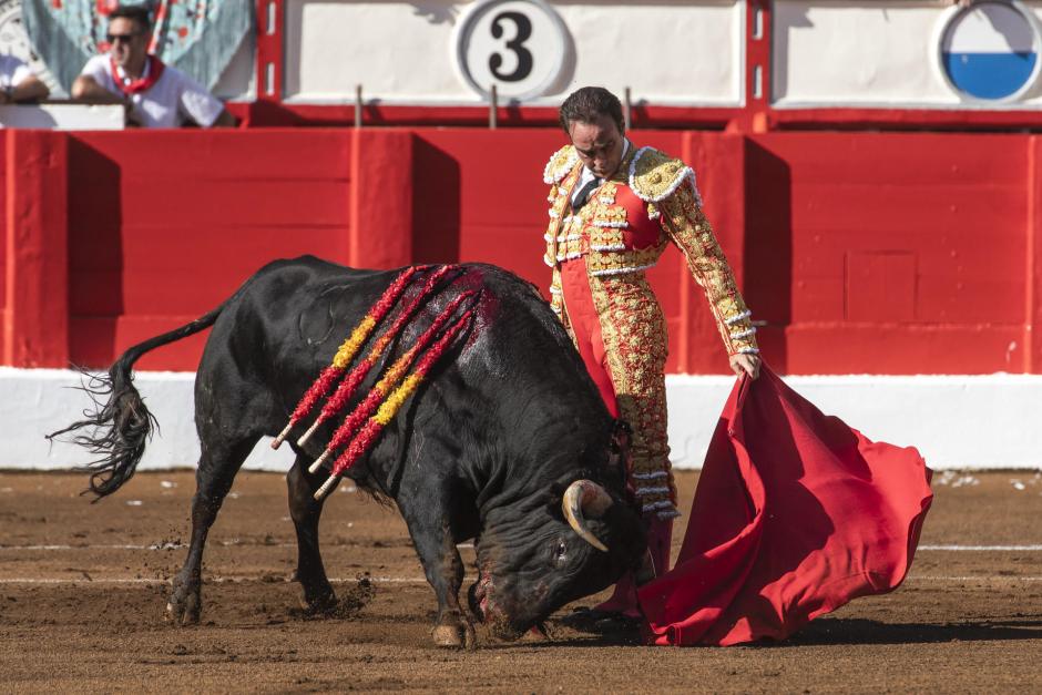 Enrique Ponce durante el cuarto día de la Feria de Santiago de Santander