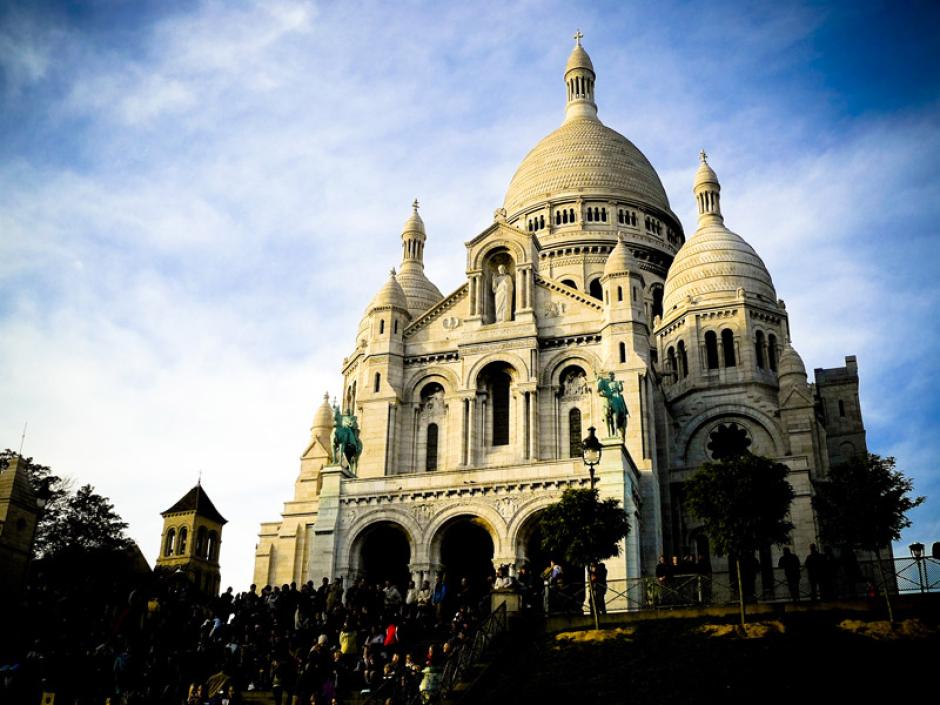 La grandiosa basílica del Sacre Coeur