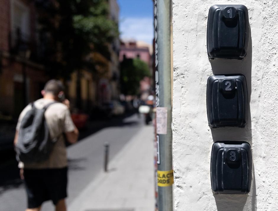 Caja de seguridad para las llaves de una piso de alquiler turístico