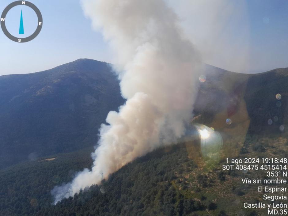 Incendios en varios municipios de Madrid