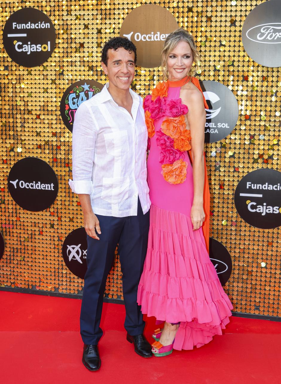 Valeria Mazza and Alejandro Gravier during the Starlite gala in Marbella. August 4 2024