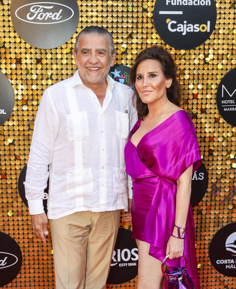 Jaime Martinez-Bordiu and Marta Fernandez during the Starlite gala in Marbella. August 4 2024