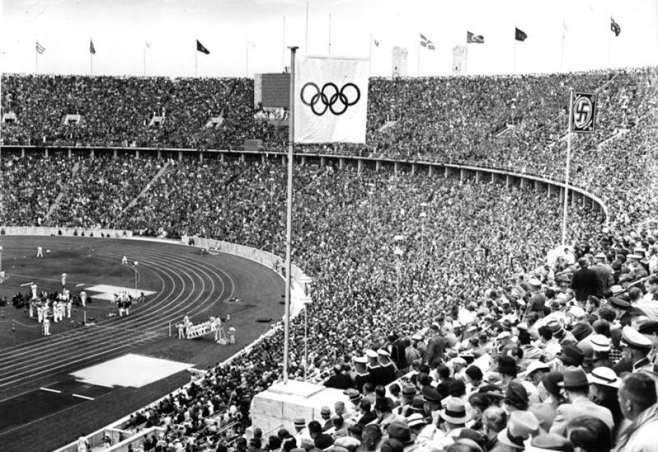 Juegos Olímpicos en el Estadio Olímpico de Berlín 1936