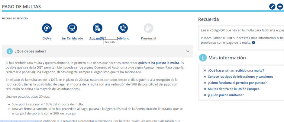 Localizar la multa es clave para poder asegurar el pago