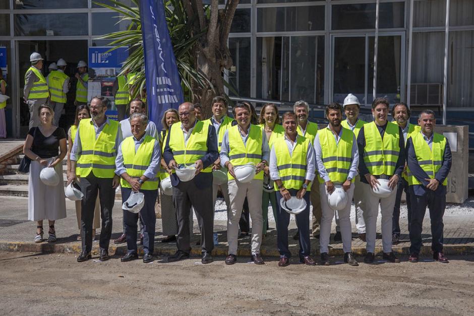 Visita institucional a las obras del Campus de Formación Profesional de Córdoba