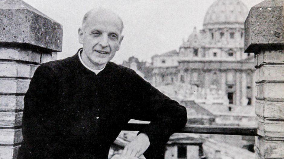 Pedro Arrupe, en Roma