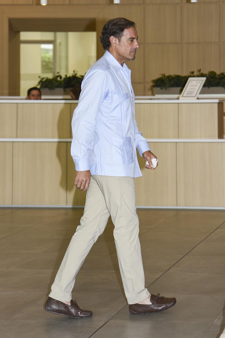 Bullfighter Miguel Baez "El Litri" during the funeral of Pepe Luis Vazquez Silva in Seville. July 28 2024