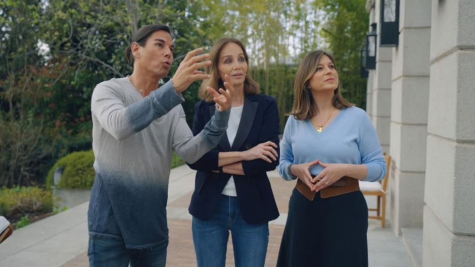 Isabel Preysler, con Julio José y Chabeli