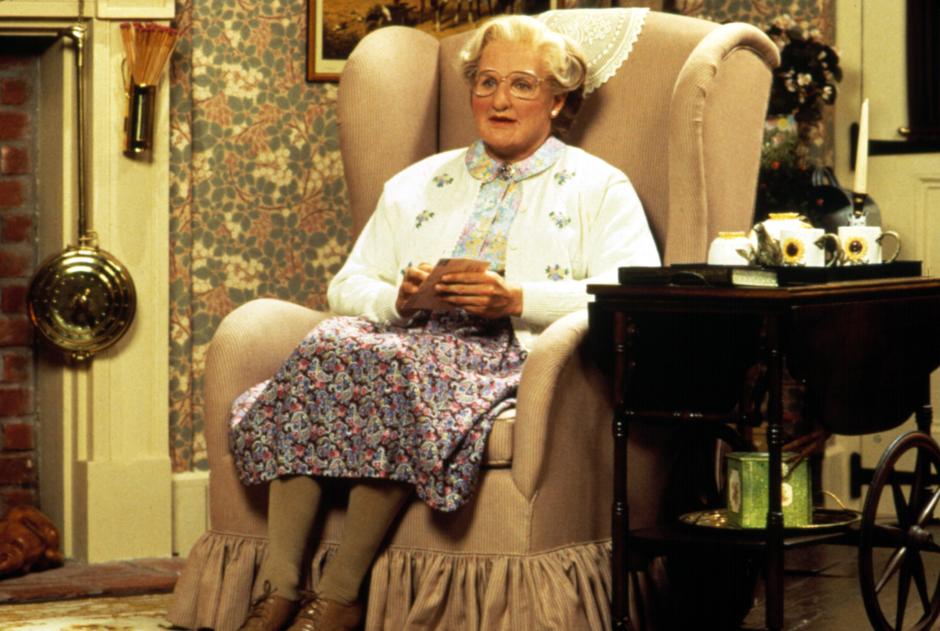 Robin Williams, en una imagen de Sra. Doubtfire (1993)