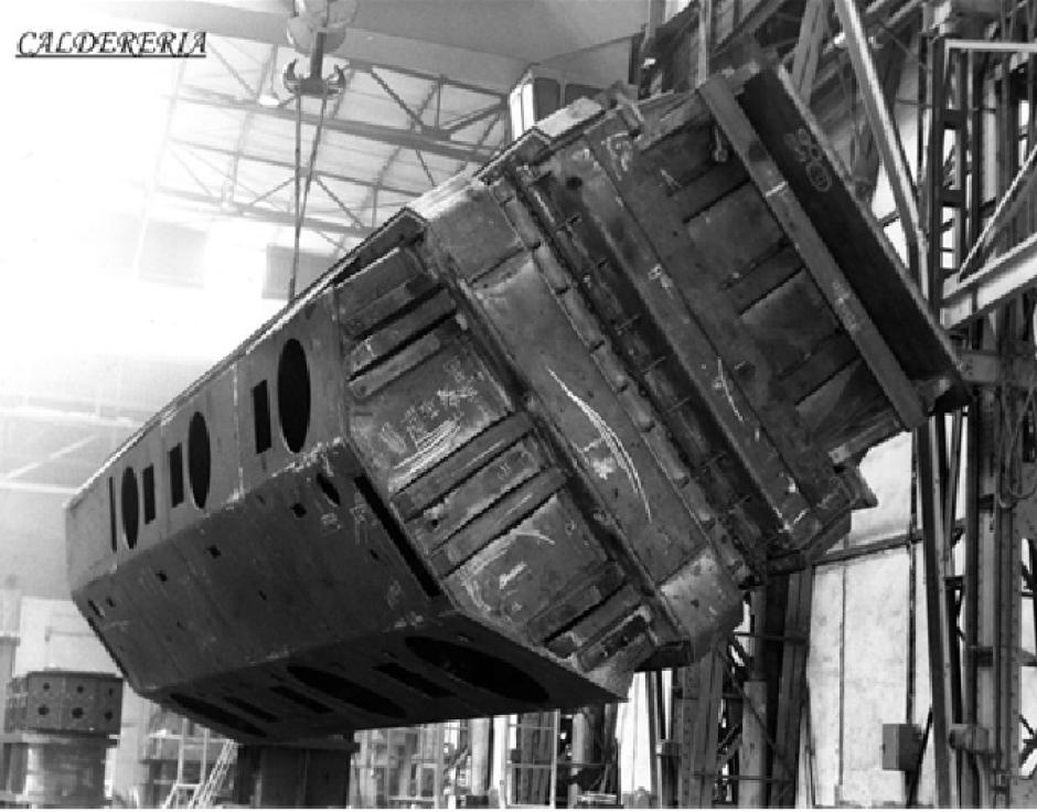 Volteo de una Cuba en el proceso de fabricación (1964)