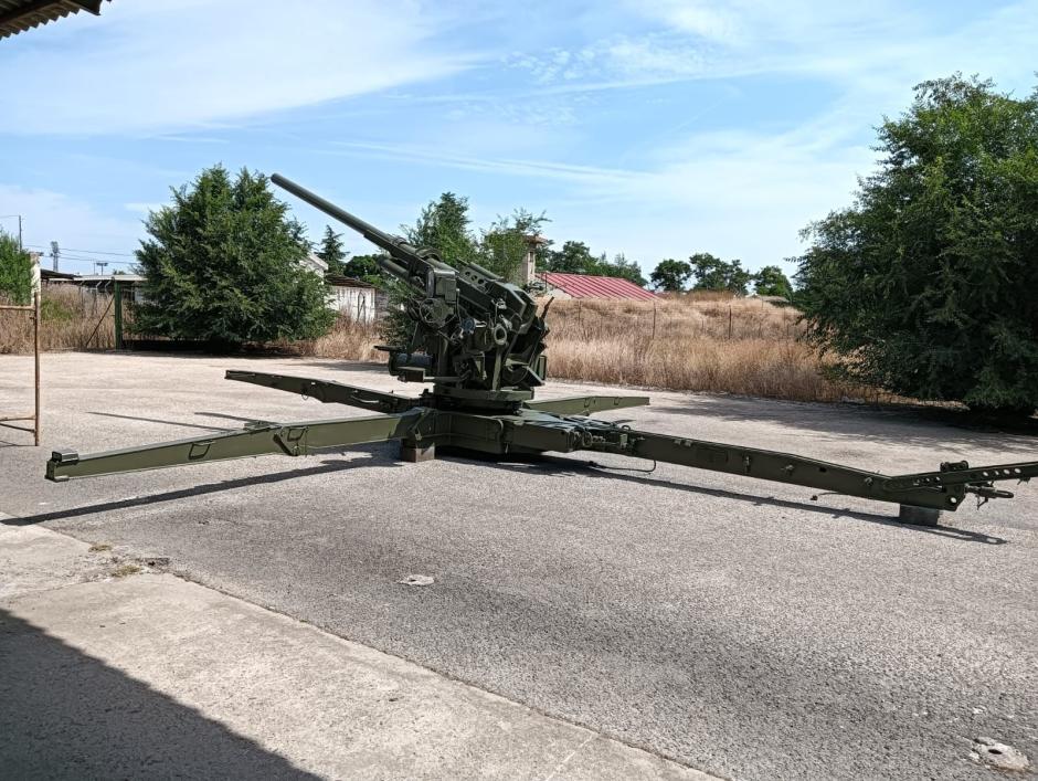 El Ejército de Tierra ha instalado este pedazo de historia militar