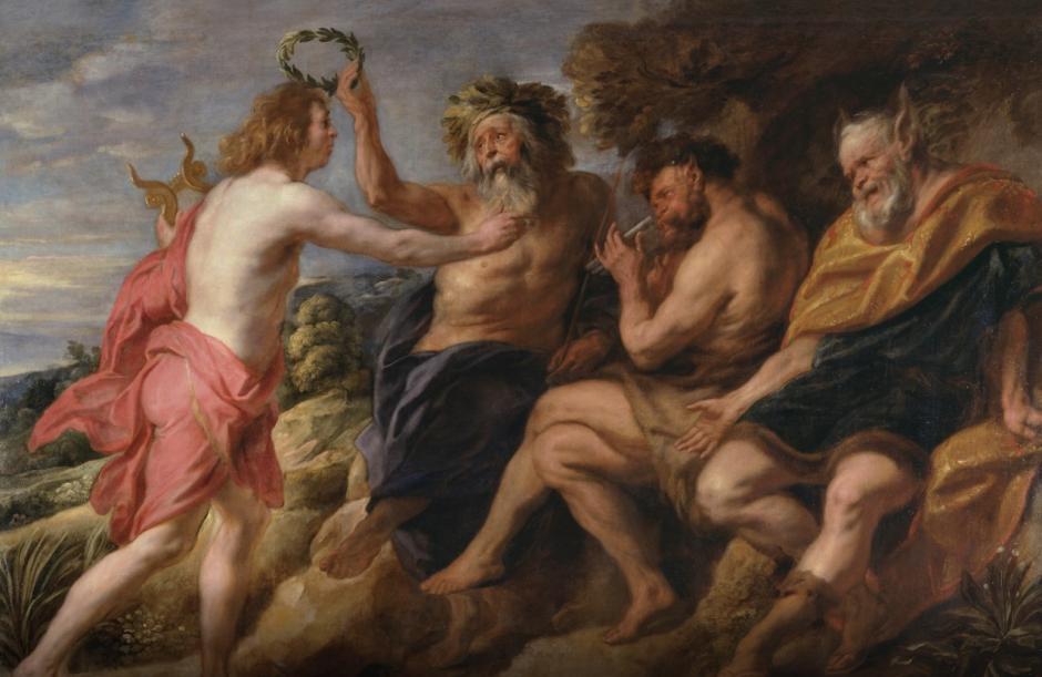 Apolo vencedor de Pan de Jordaens