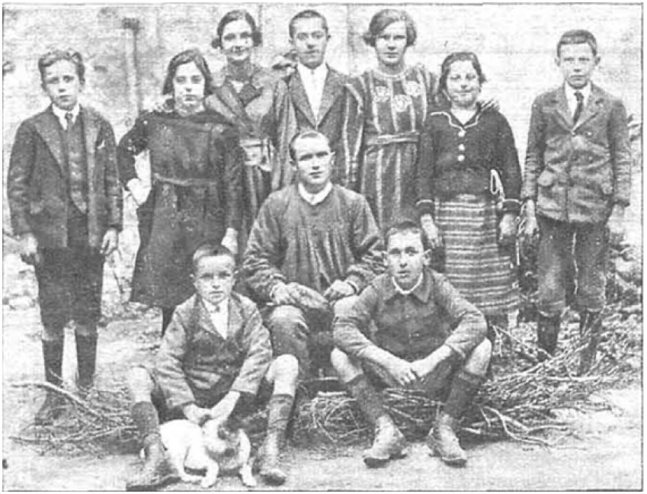 Niños austriacos acogidos por esperantistas españoles en 1920