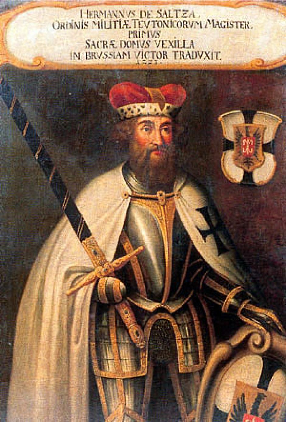 Hermann von Salza, cuarto Gran Maestre de los Caballeros Teutónicos (1209-1239)