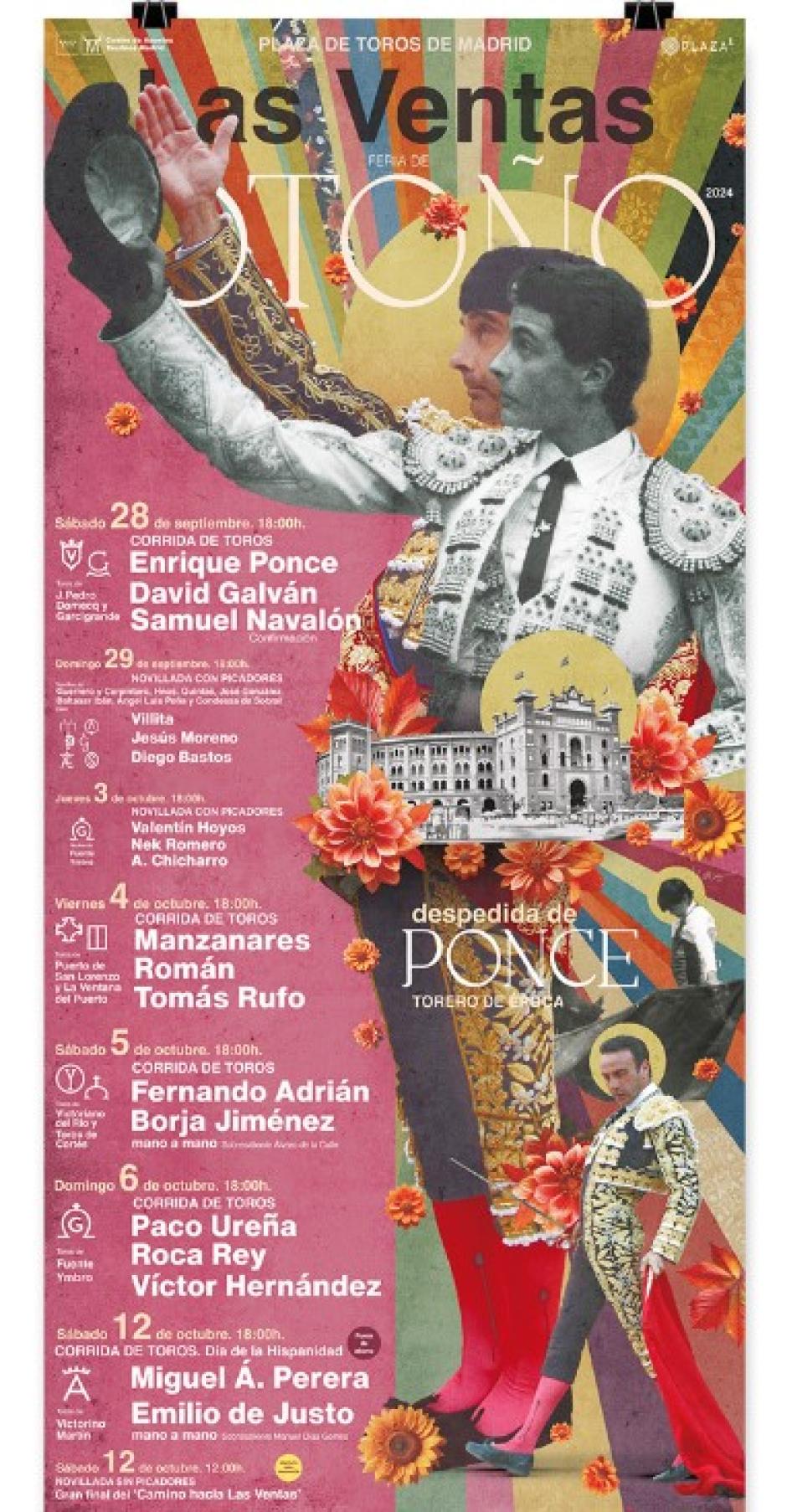 Carteles de la Feria de Otoño de Madrid 2024